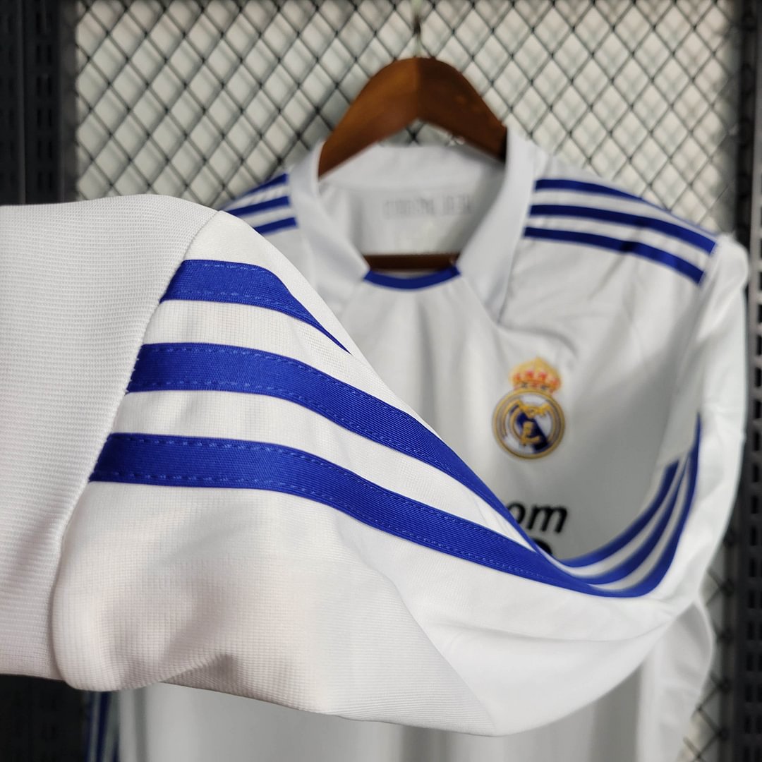 2010/2011 Real Madrid Retro Long Sleeve Home Football Shirt
