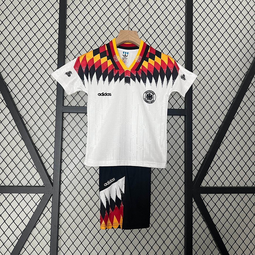 1994 Germany Retro Home Football Shirt Kids Size