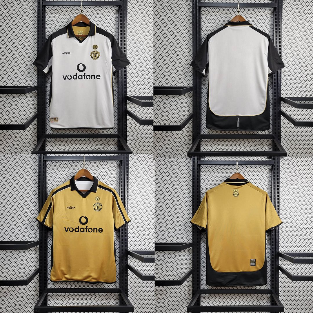 2001/2002 Manchester United Retro Centenary Season Reversible Football Shirt