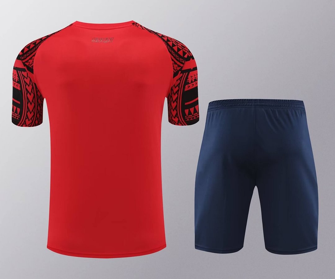 2024/2025 Napoli Training Wear Red Suit Shirt