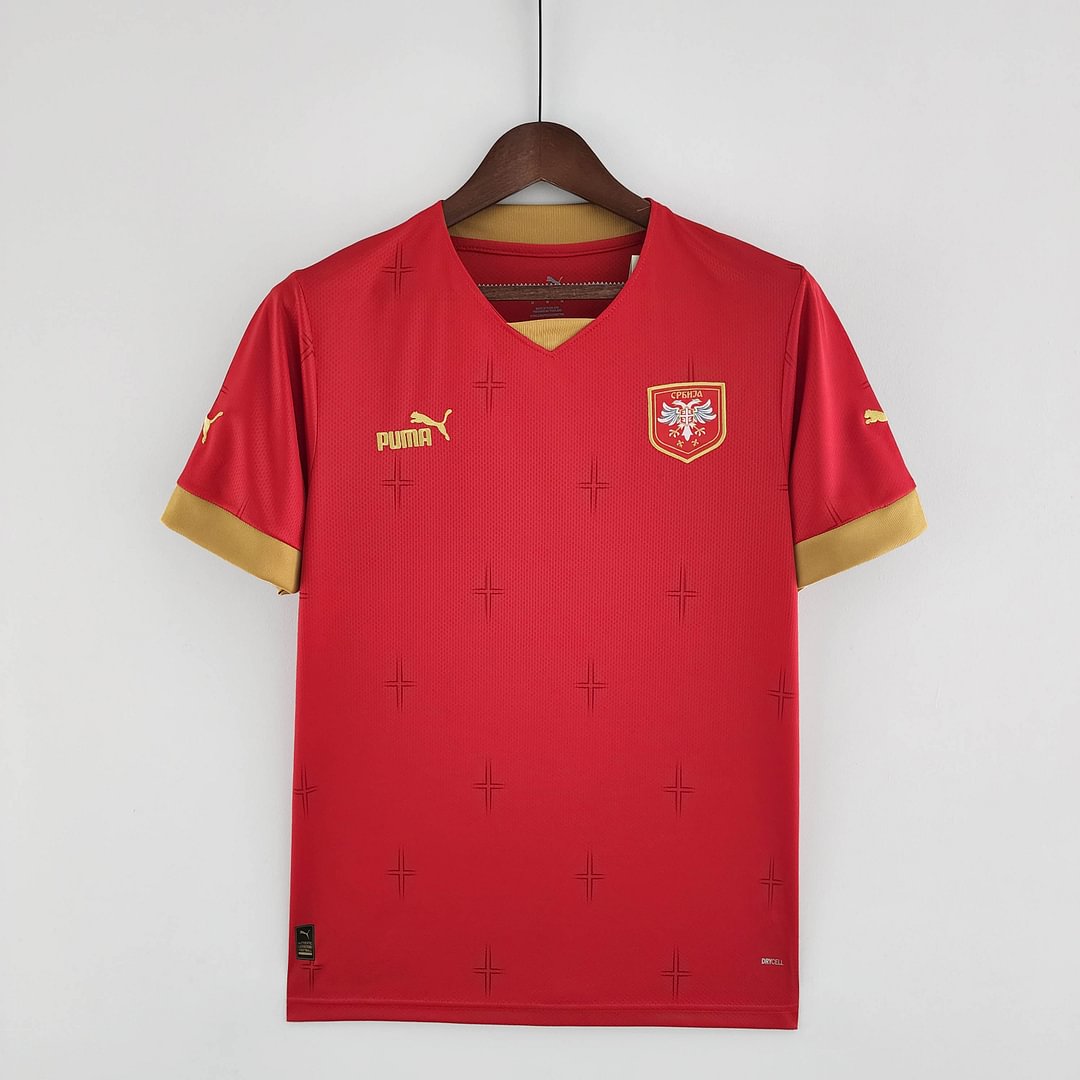 2022 Serbia Home Football Shirt(Fan version)