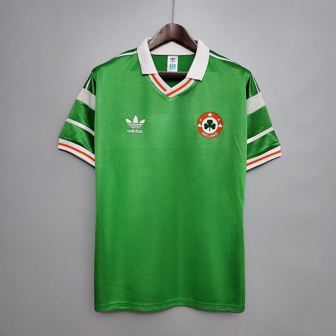 1988 Retro Ireland Home Football Shirt( Fans Edition )