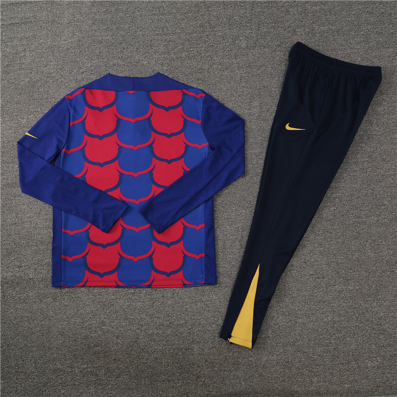 2024/2025 Barcelona Red and Blue Training Camouflage Jersey