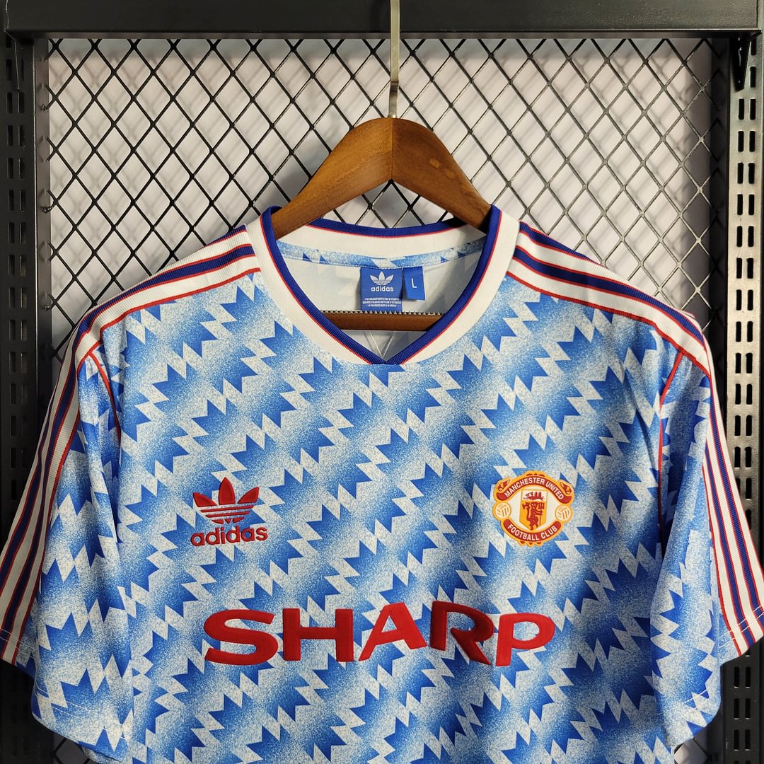 1990/1992 Manchester United Retro Away Football Shirt