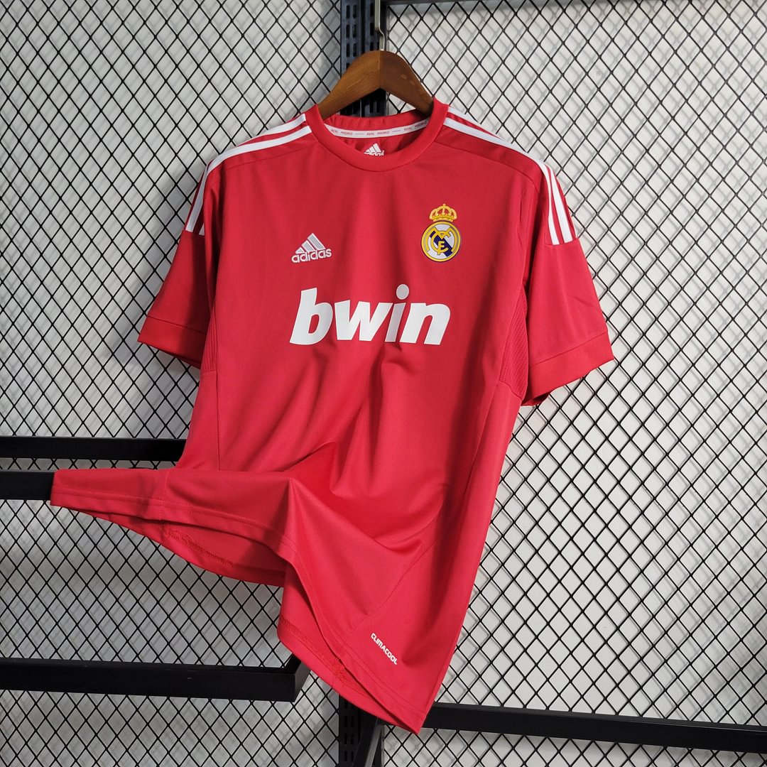 2011/2012 Real Madrid Red Third Away Retro Football Shir