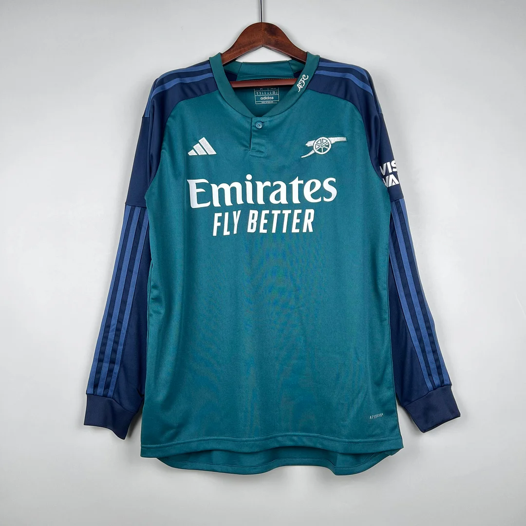 2023/2024 Long-Sleeve Arsenal Third Away Football Shirt