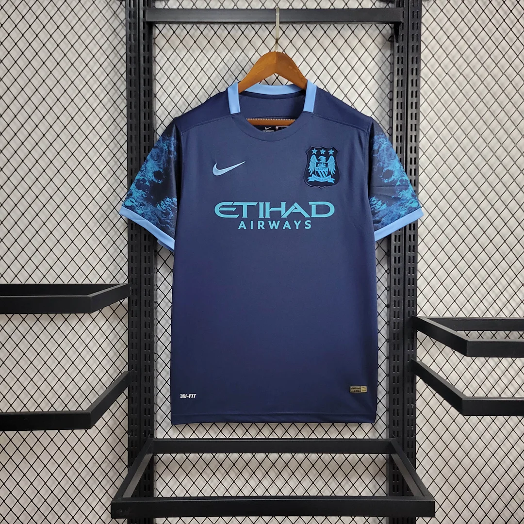 2015/2016 Manchester City Retro Away Football Jersey