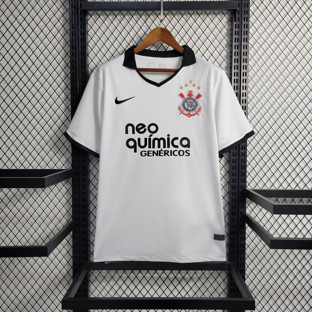 2011/2012 Corinthians Retro Home Football Shirt(Fans version)