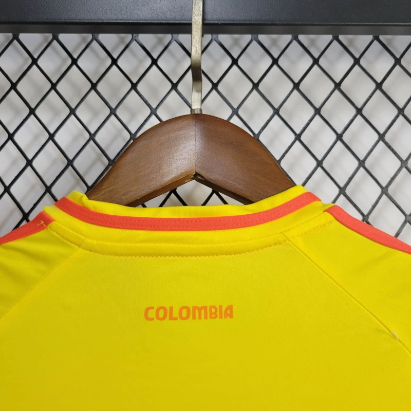 2024 Colombia Home Football Shirt Kids