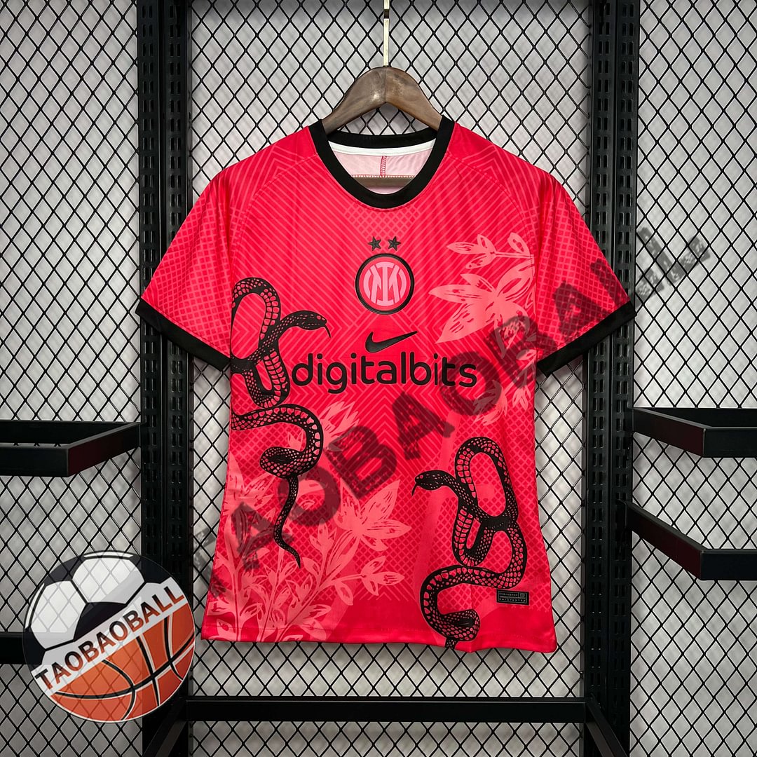 2024/2025 Internazionale Milan snake Special Edition Red Football Jersey