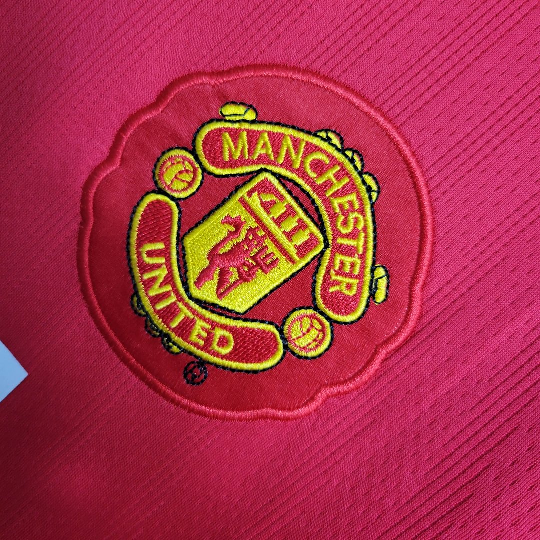 2007/2008 Manchester United Long Sleeve Retro Home Champions League Final Football Shirt