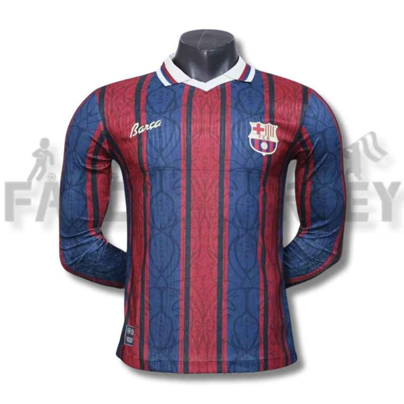 2025/2026 Barcelona125th Anniversary Long Sleeves Jersey( Player Edition )