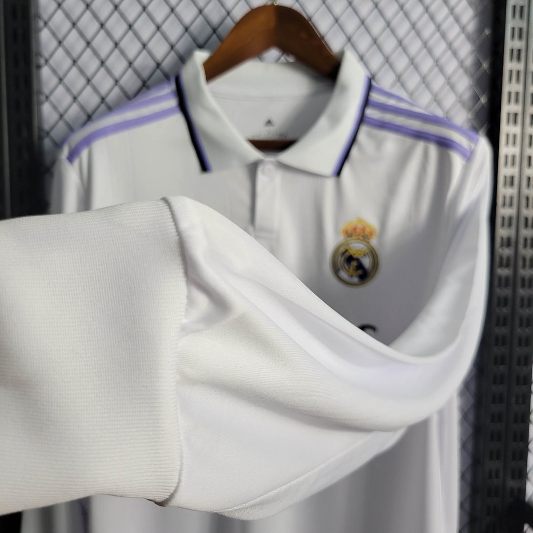 2022/2023 Real Madrid Long Sleeve Home Football Shirt