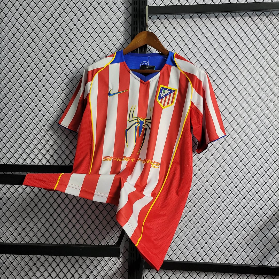 1995/1996 Retro Atletico Madrid Home Football Shirt