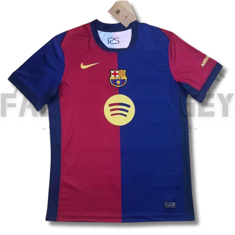 2024/2025 Barcelona Home Football Shirt( Fans Edition ) 