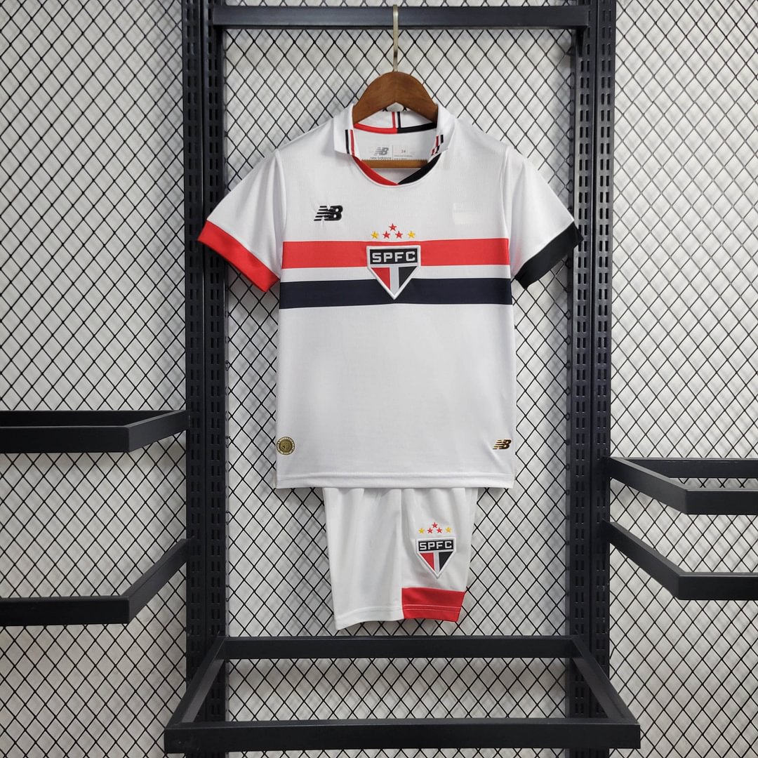 2024/2025 São Paulo Home Football Shirt Kids Size (1:1 copy top quality)