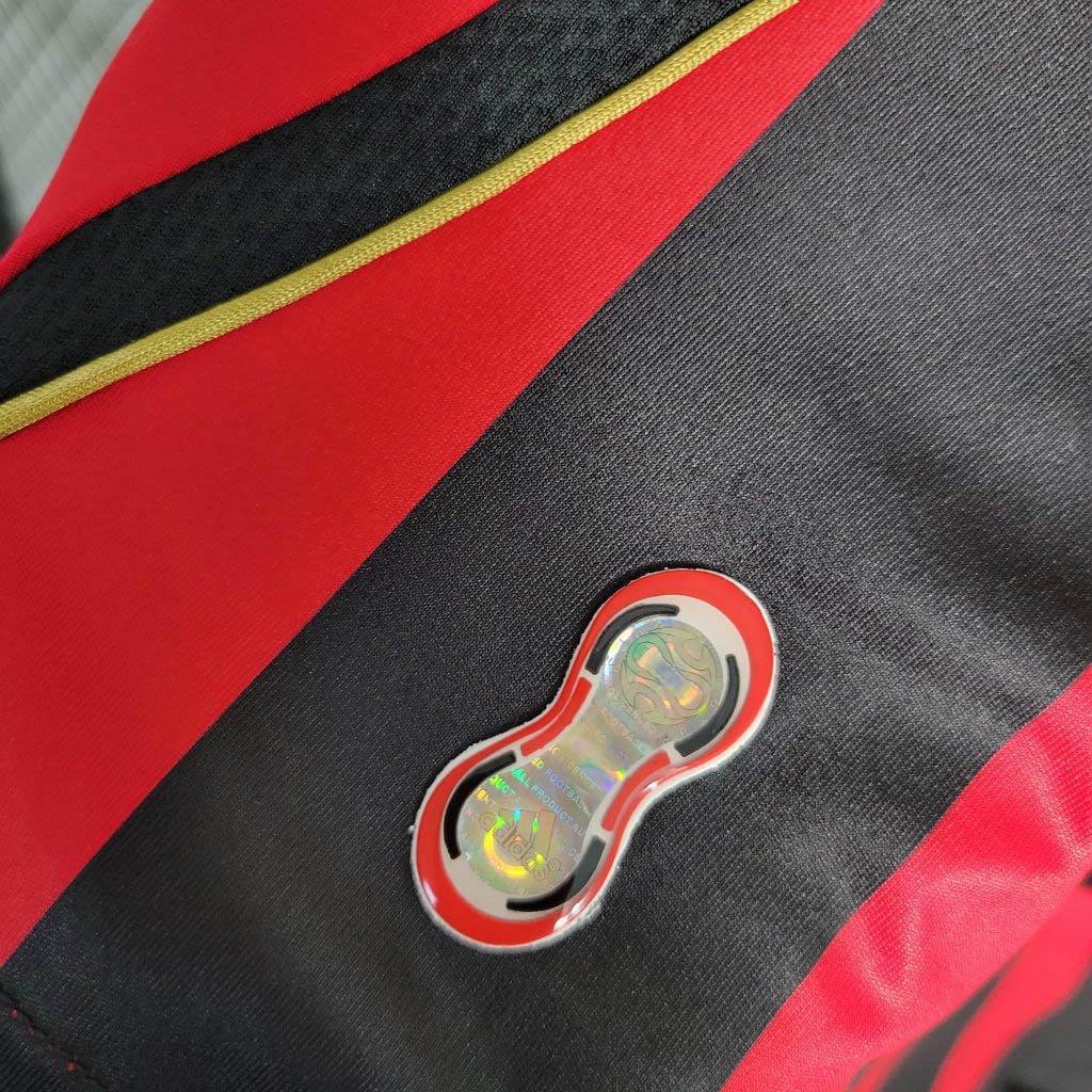 2006/2007 AC Milan Retro Long Sleeve Home Football Shirt
