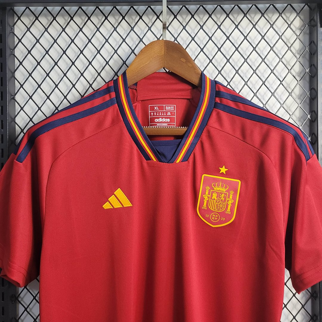 2022 Spain Home Football Shirt( Fans Edition )