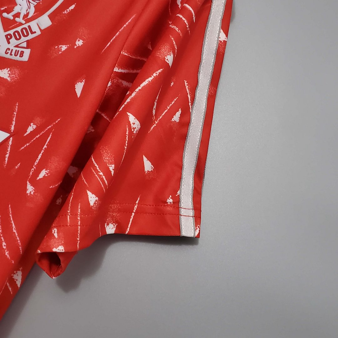1989/1991 Retro Liverpool Home Football Shirt