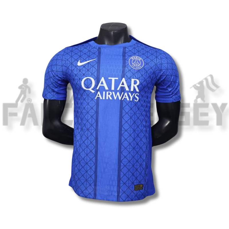 25/26 Paris pre match training Blue Jersey( Player Edition )
