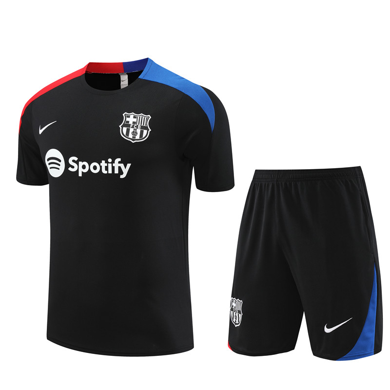 2024/2025 Barcelona Training Wear Black Suit Shirt
