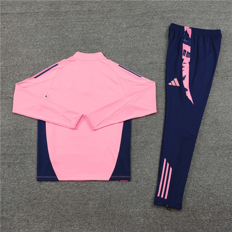2024/2025 Arsenal pink Half-Pull Training Suit Player Edition Football set
