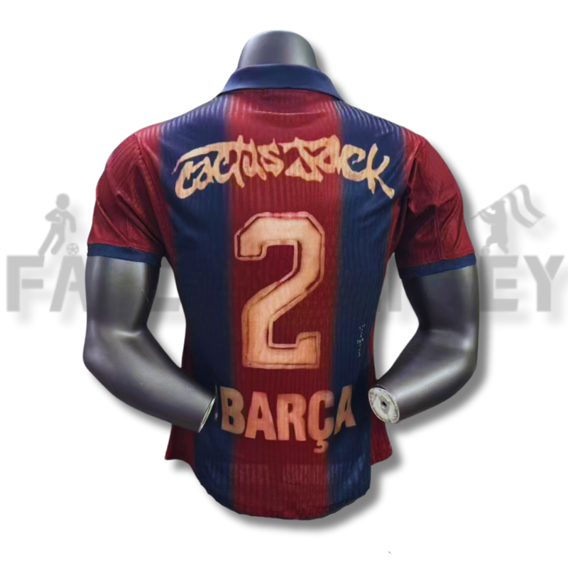 2025 Limited Edition Barcelona x Travis Scott Football Jersey( Player Edition )