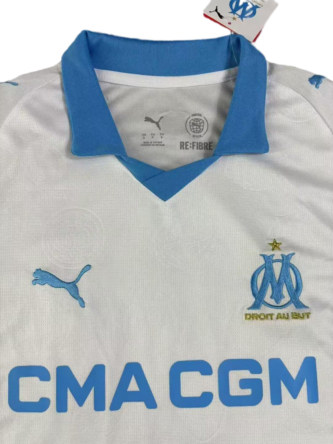 2025/2026 Olympique Marseille Home Football Shirt(Fans Version)