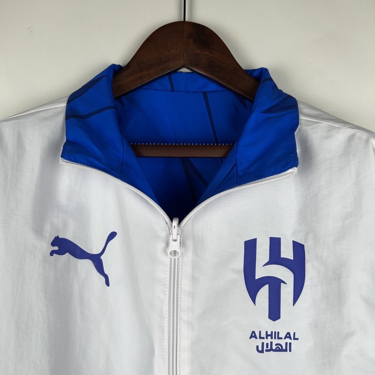 2024/2025 Al-Hilal(Blue-White)Double-sided Windbreaker Football Jersey