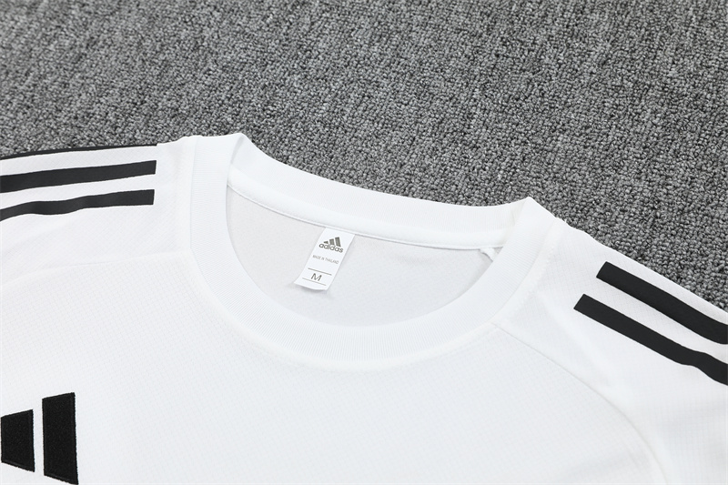 2025/2026 Real Madrid White Training Wear Suit Shirt
