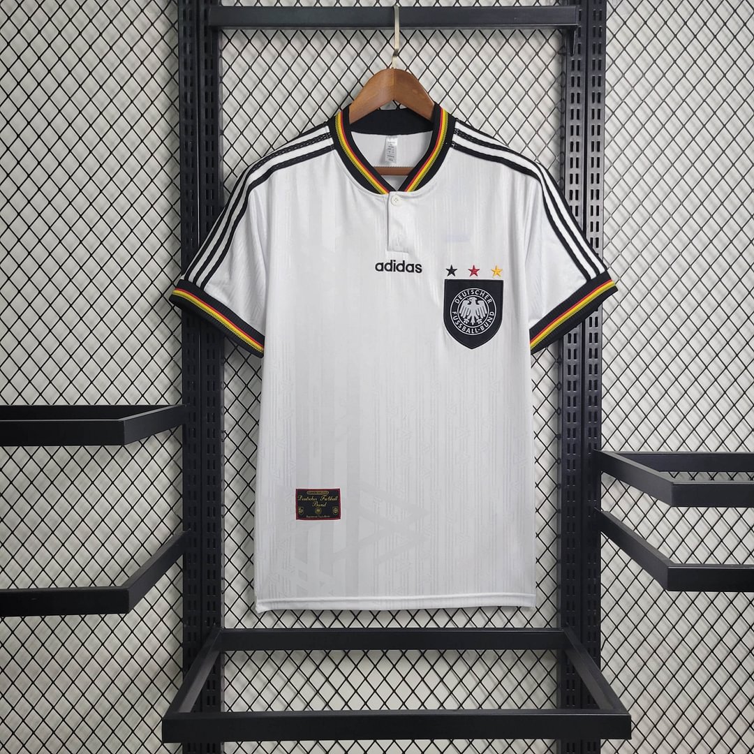 1996 Germany Retro Home Football Shirt( Fans Edition )