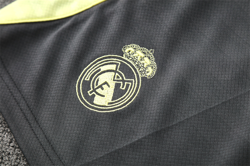 2025/2026 Real Madrid yellow Training Wear Suit Shirt