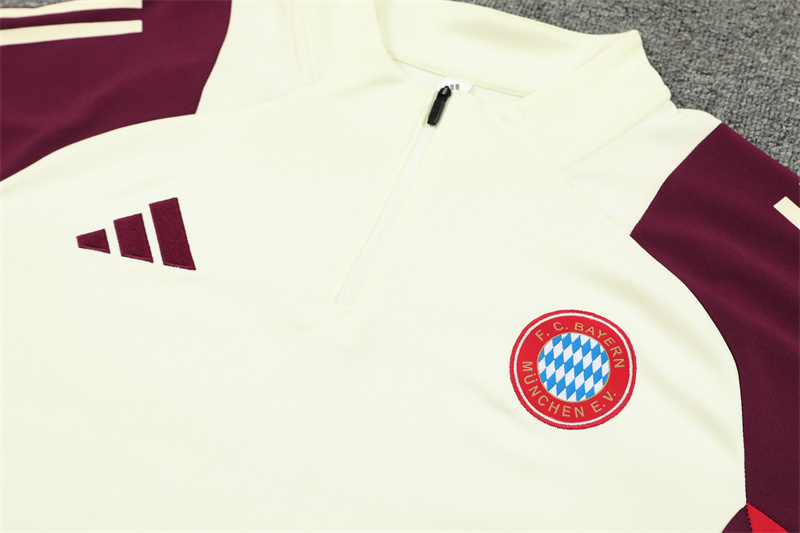 2024/2025 Bayern Half-Pull Training Football Jersey For Player Version
