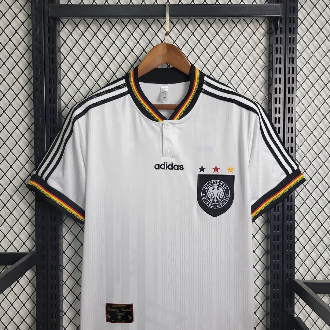1996 Germany Retro Home Football Shirt( Fans Edition )