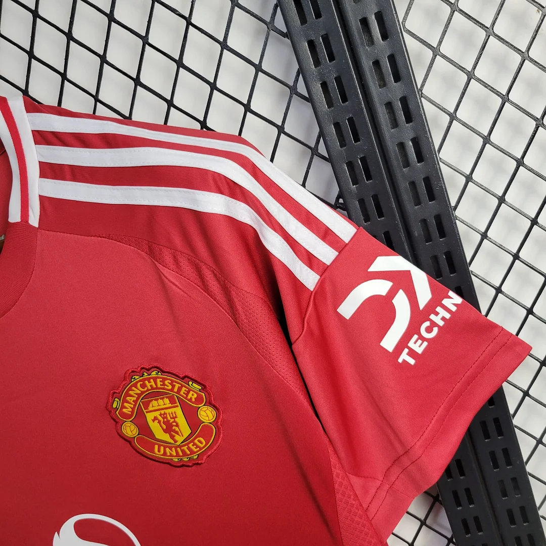 2024/2025 Manchester United Red Home Football Shirt For Player Version