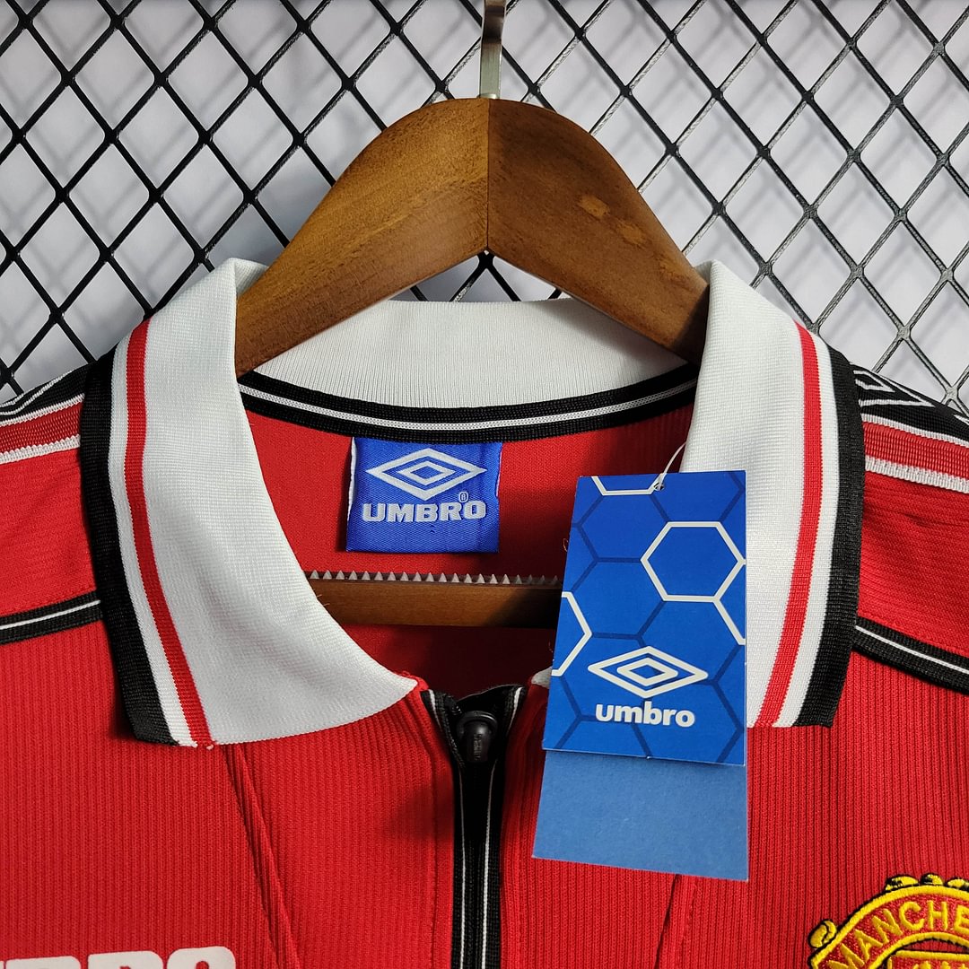 1998/1999 Manchester United Retro Long Sleeve Home Football Shirt