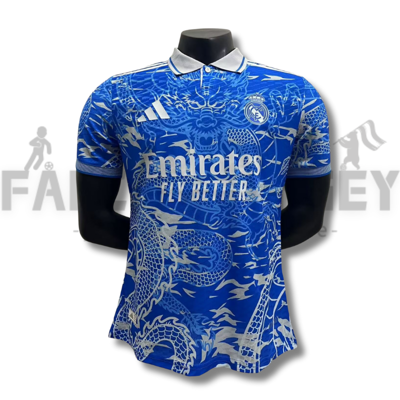 25/26 Real Madrid Blue Dragon Special Jersey(Player Version)