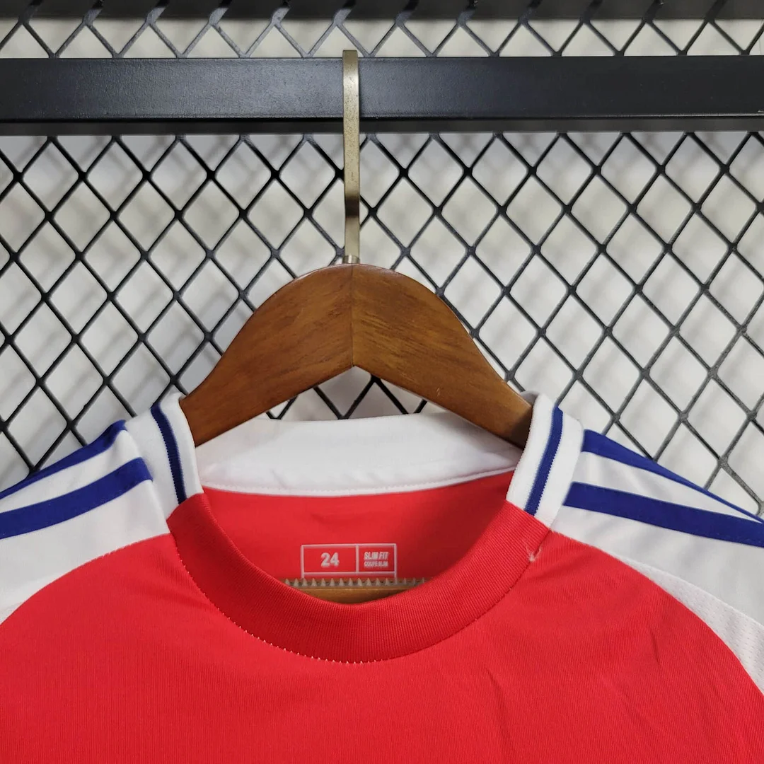 2024/2025 Long-Sleeve Arsenal Home Football Jersey Kids Size