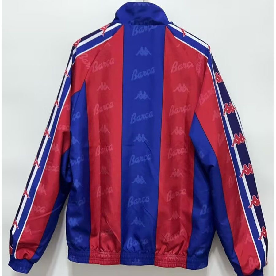 1995-1997 Barcelona (Red and Blue) Double-sided Windbreaker Football Jersey