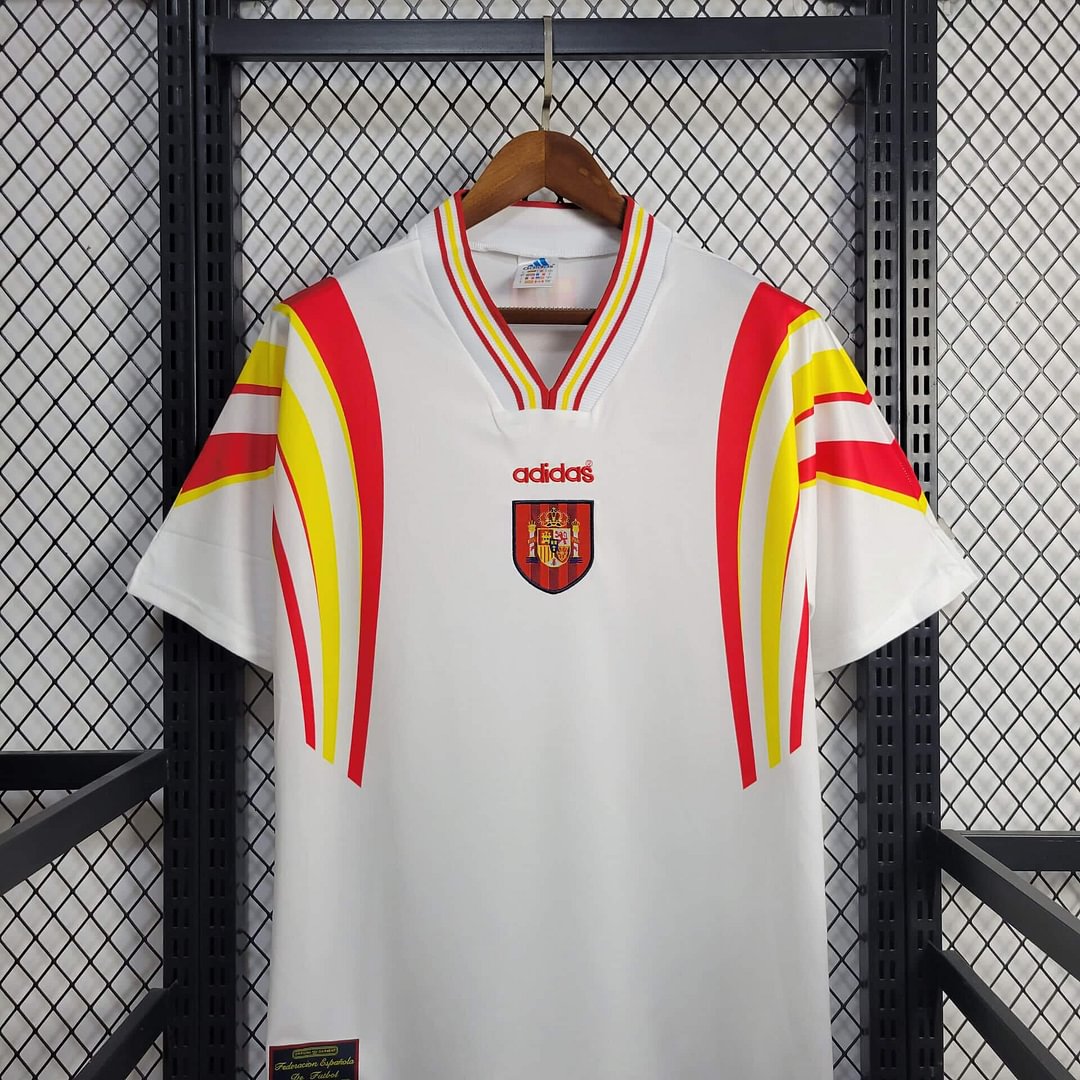 1996 Spain Retro Away Football Shirt