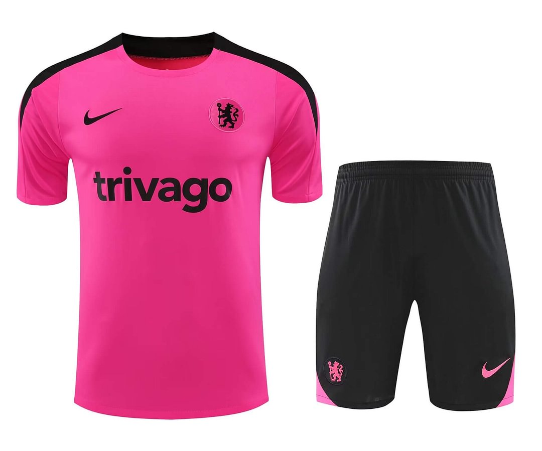 2024/2025 Chelsea Rose Red Training Set Football Suit