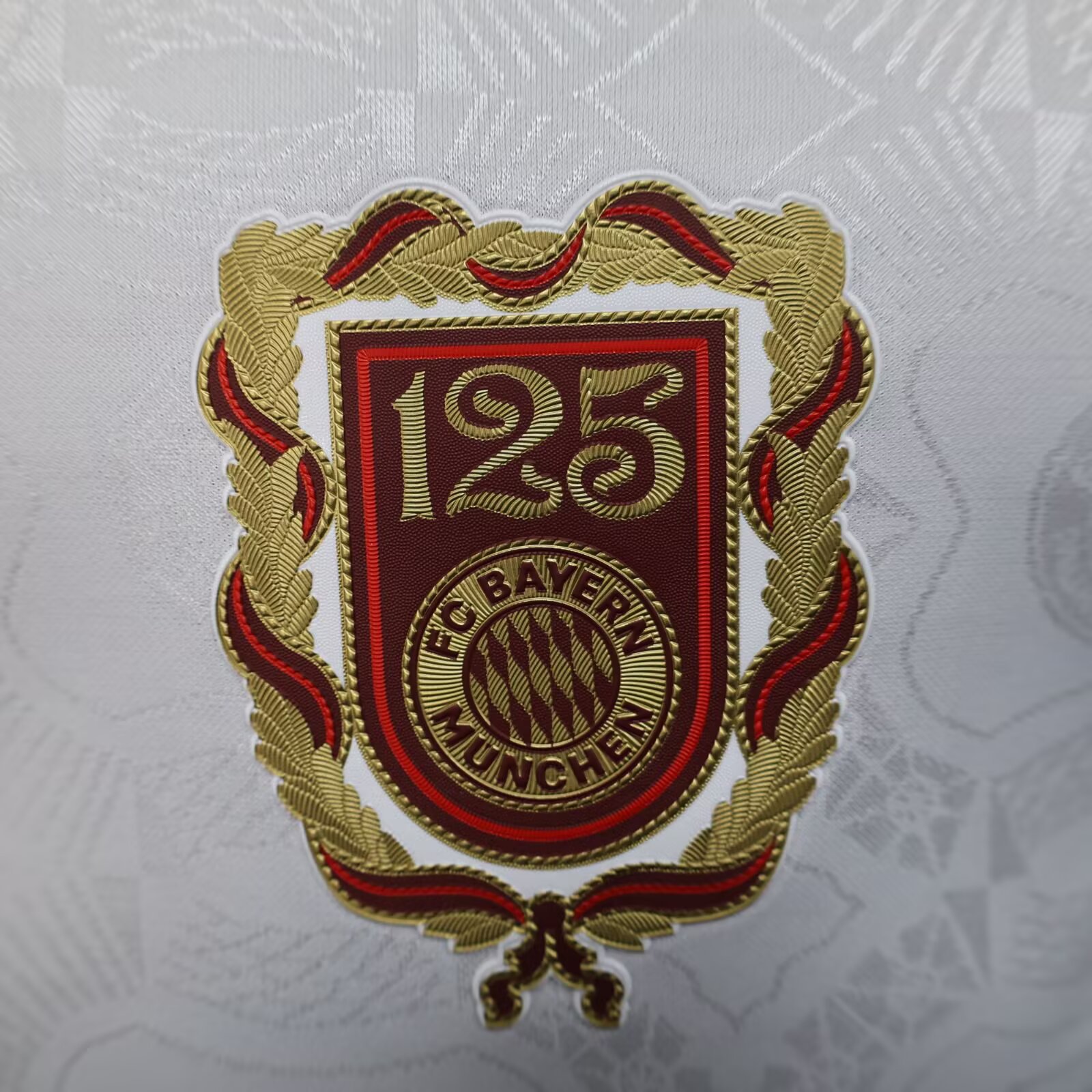 25/26 Bayern 125th Anniversary White Jersey(Player Version)
