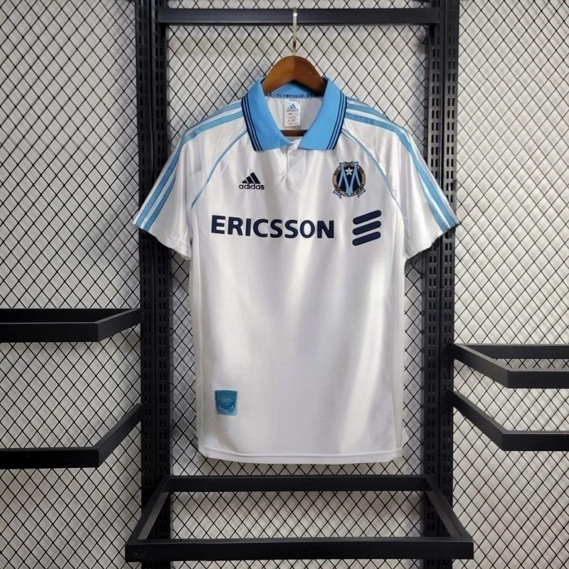 1998/1999 Retro Olympique Marseille Home Football Shirt(Fan version)