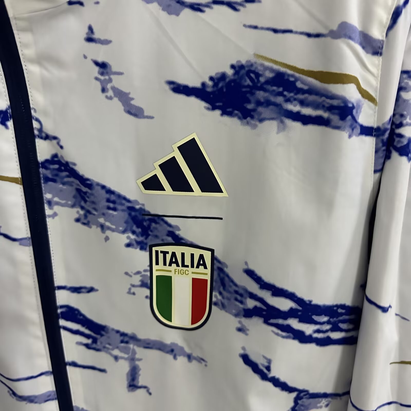 2024/2025 Italy (Blue-White)Reversible Windbreaker Football Shirt