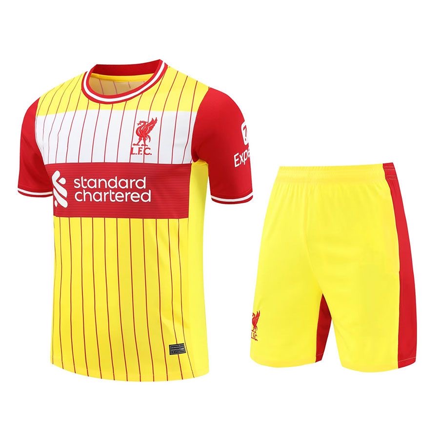 2024/2025 Liverpool Training Wear Yellow Suit Shirt