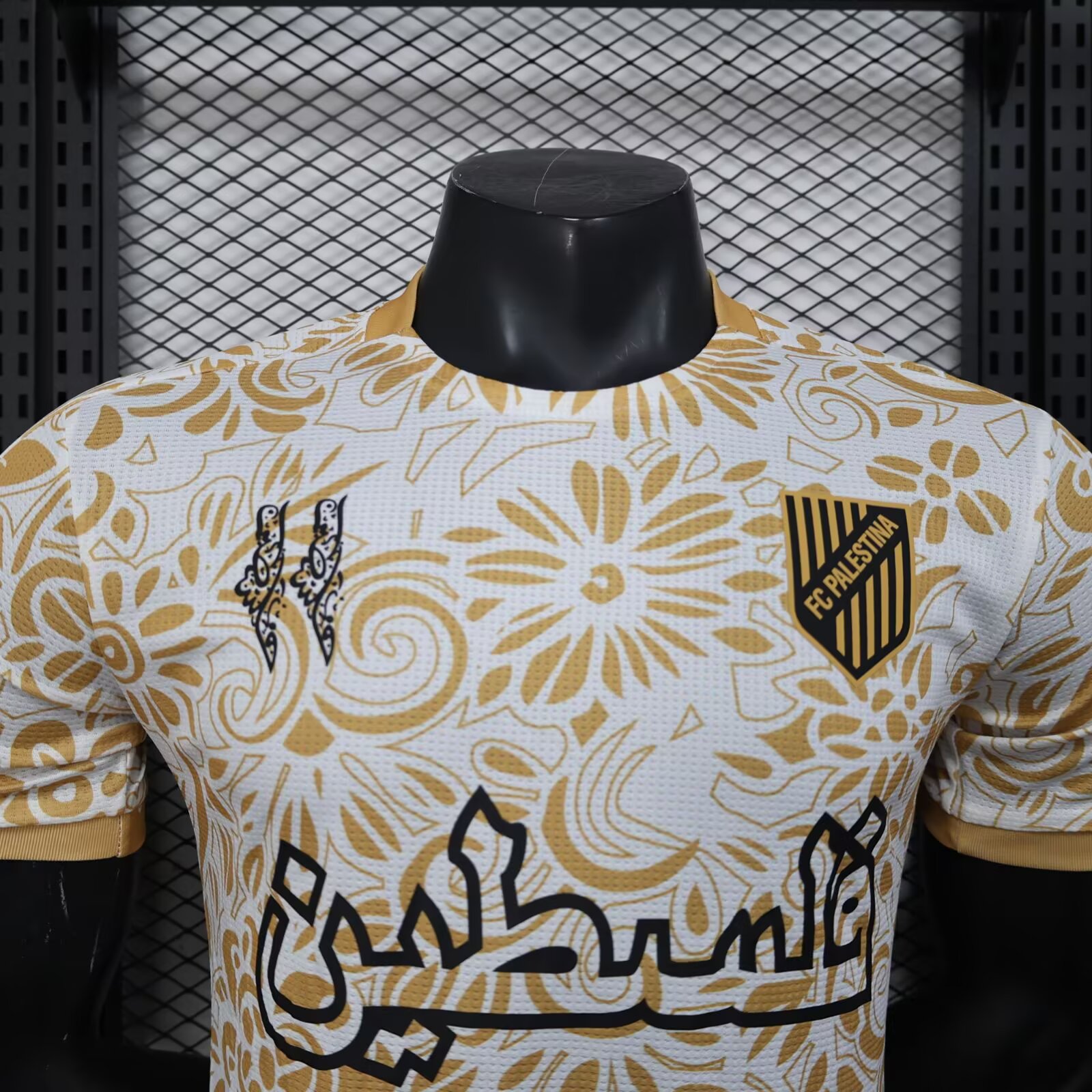 2025/2026 Palestine Yellow Pre match training uniform Jersey( Player Edition )