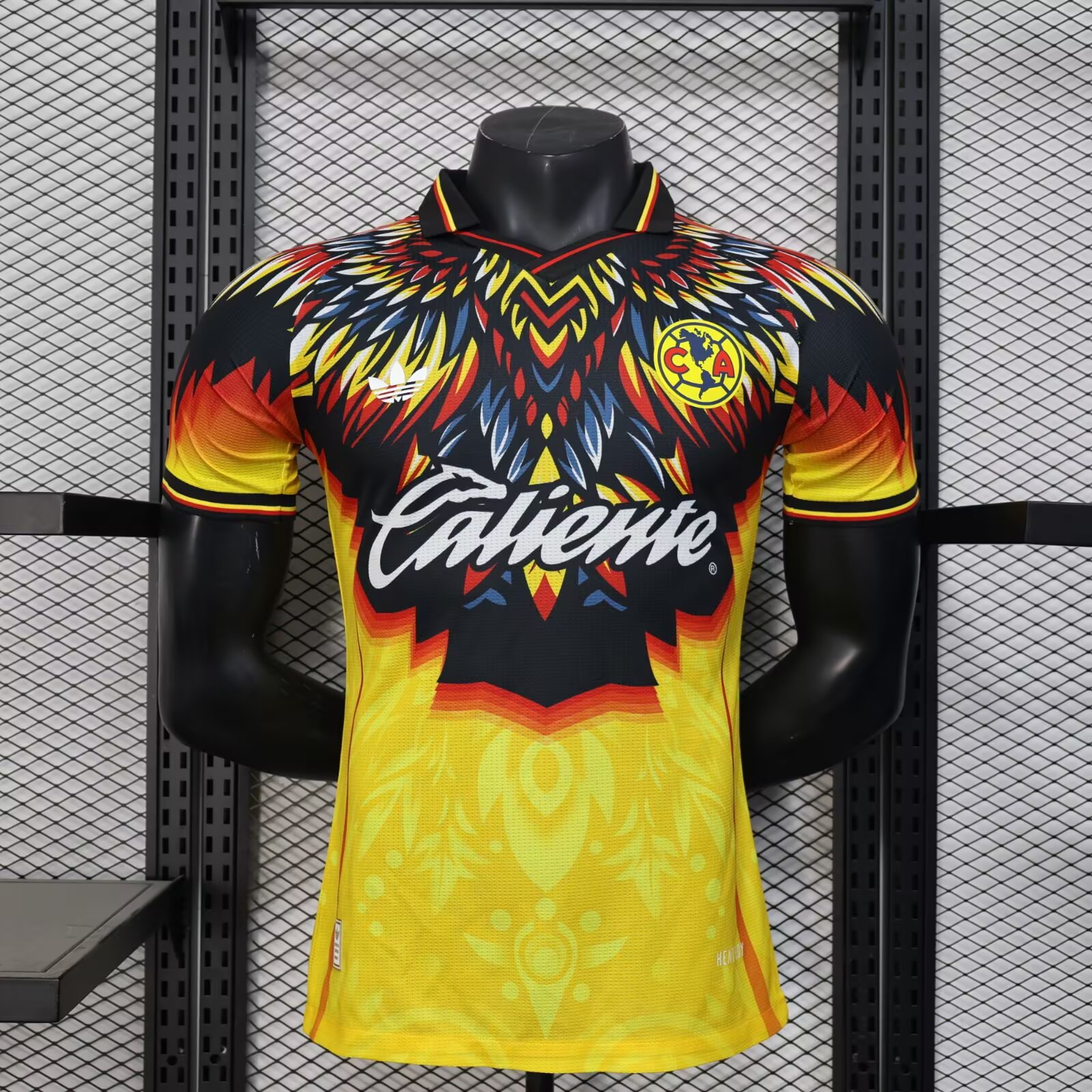 2025/2026 Club América Yellow Pre match training uniform Football Jersey(Player Version)