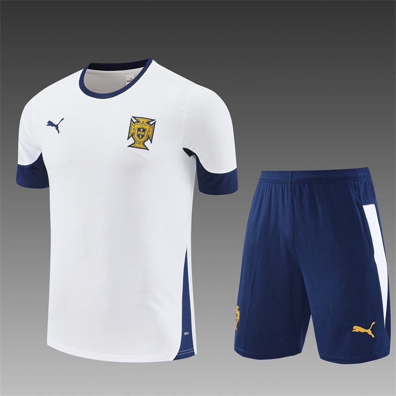 2025/2026 Portugal White Training Suit Football Shirt