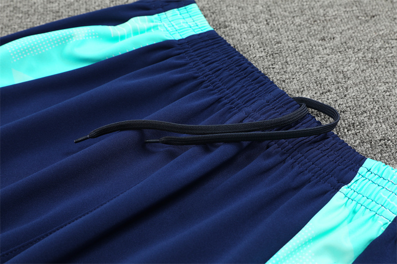 2024/2025 Arsenal Light Blue Half-Pull Training Suit Player Edition