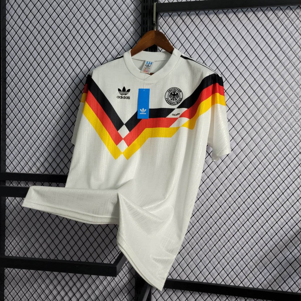 1990 Germany Retro Home Football Shirt( Fans Edition )
